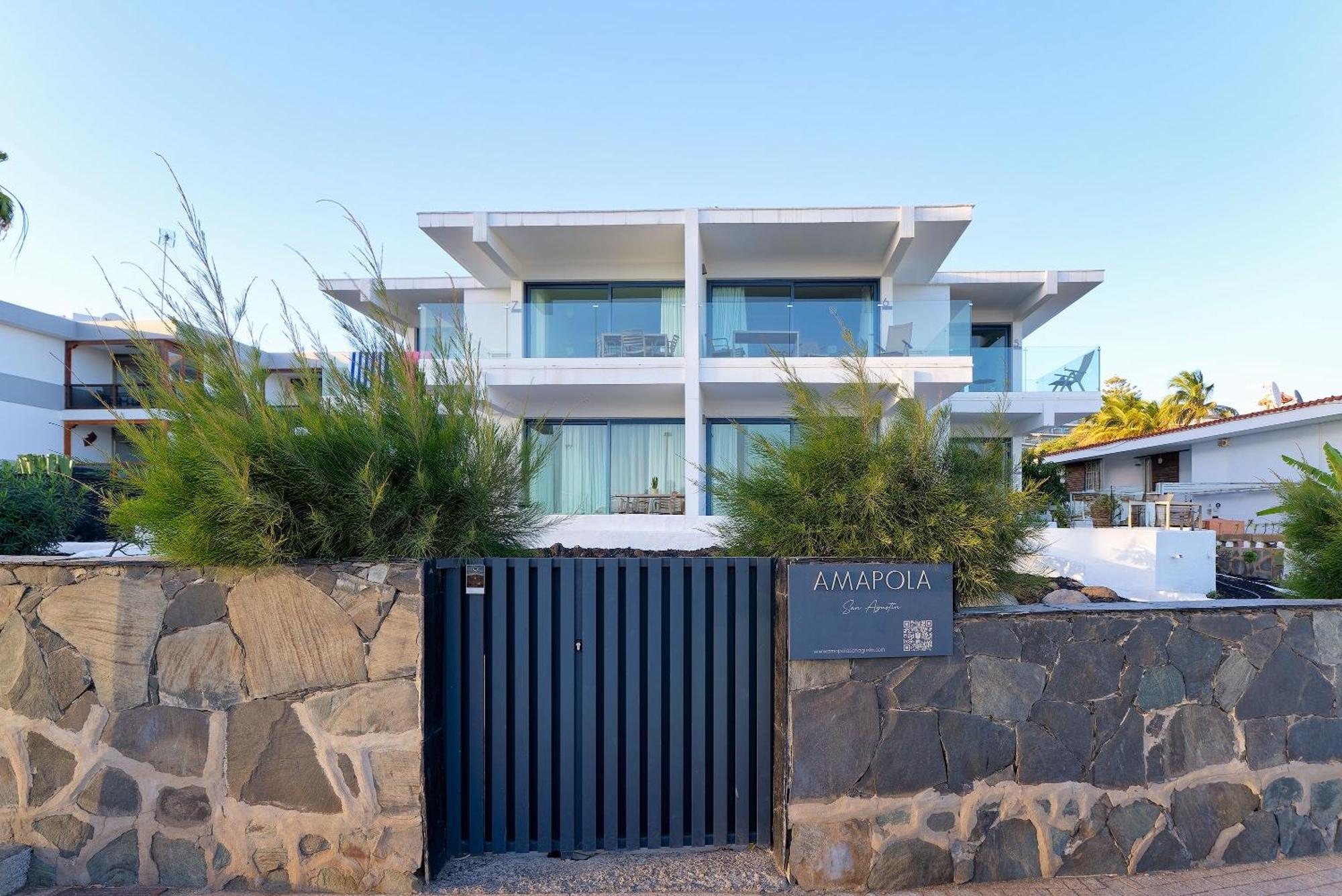 Amapola Ocean - Recien Reformado, Frente Al Mar Apartment San Agustín Екстериор снимка